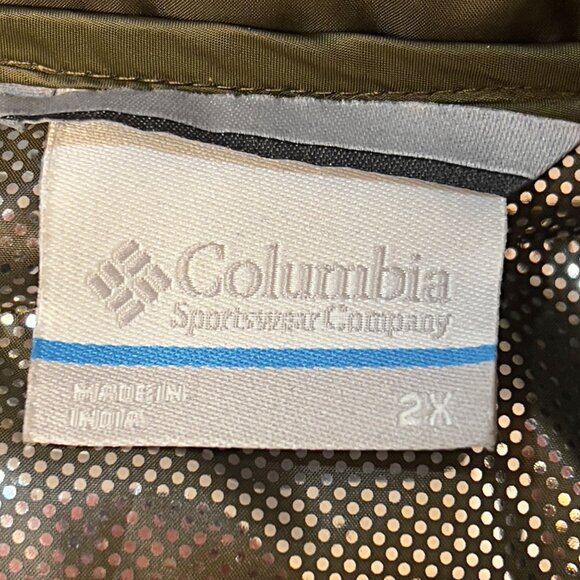 Columbia Powder Lite Insulated Puffer Vest Omni-Heat Thermal Full Zip Jacket 2X - Picture 10 of 12